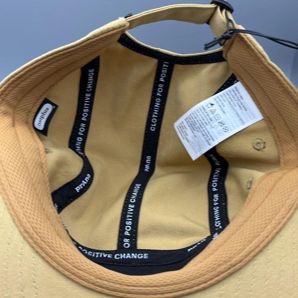 Prana Foothills Flat Brim Hat in Morro (yellowish tan color) UPF 50+ NWT Unisex